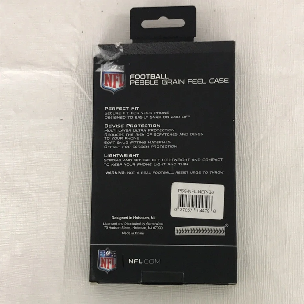 Football Pebble Grain Feel Phone Case New England Patriots - Picture 4 of 8